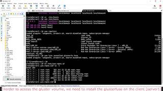 Step by Step process to access the gluster volume from the client