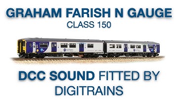 Graham Farish N Gauge Class 150 DCC Sound Fitted By Digitrains