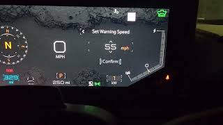 Sports Performance Adjusting the speed warning value on the GMC Hummer EV