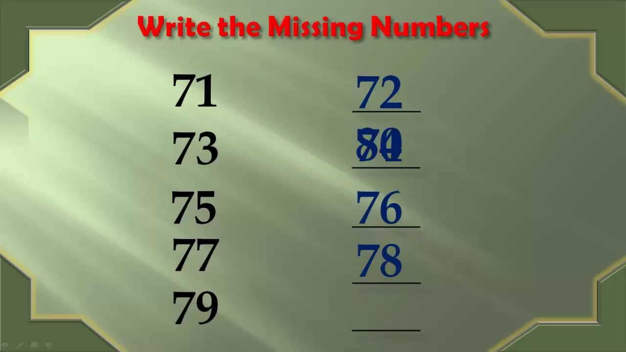 Kids Numbers Learning Writing Missing Numbers 71 80 YouTube kids-numbers-learning-writing-missing-numbers-71-80-youtube