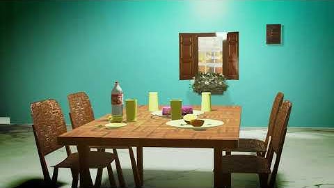 Dining Table | Crazy Cartoon Videos | Animation | Blender 2.8