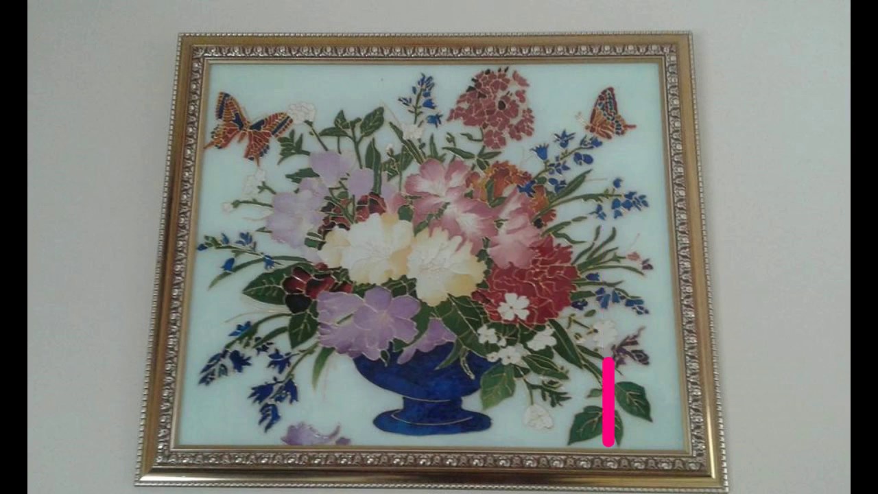 فن الرسم على الزجاج : الدرس الأول