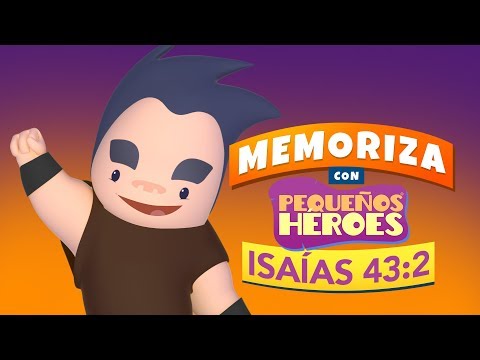 Isaías 432 Memoriza Versículo De La Biblia Con Pequeños