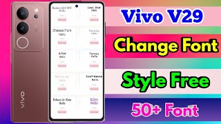 how to change font style in vivo v29 | vivo v29 font style change screenshot 4