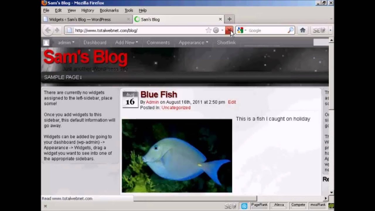 How to Use WordPress Widgets in The Sidebar