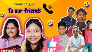 *PRANK CALLING* to our friends🤭❤|| unexpected and shocking reactions🤯|| Gone too much *FUNNY*🤣🤣||