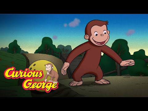 Real Life Bowling 🐵 Curious George 🐵Kids Cartoon 🐵 Kids Movies 🐵Videos for Kids