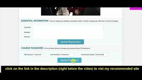 How To Change Your Password On PlentyofFish.com 💓❤️️⭐️