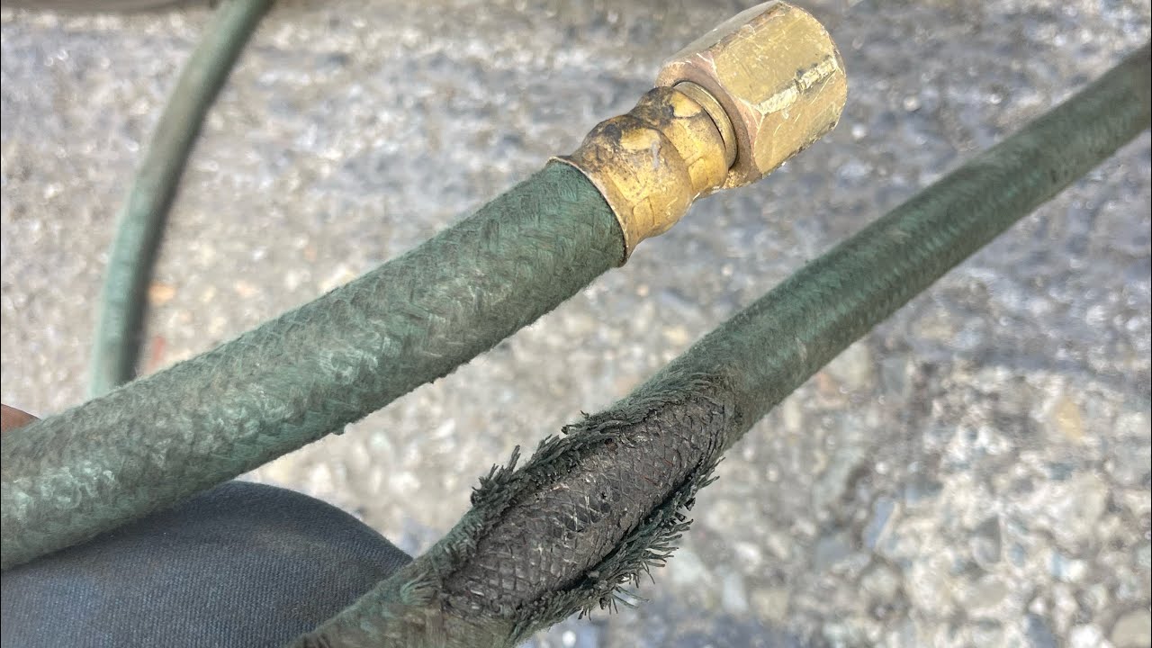 How to remove the air compressor discharge line connected to air dryer