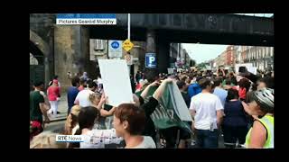 Anti-vaccine Protests Rally In Dublin