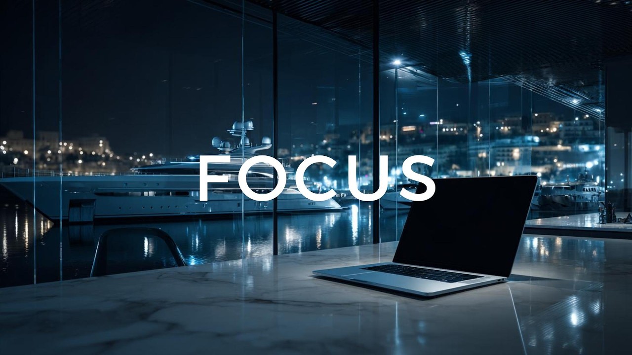 Deep Focus for High Performers 🎧 Luxury Penthouse Ambience | Work, Study, Concentration