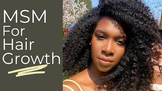 MSM For Hair Growth || 2 Ways to use Msm/Sulfur for Hair Growth