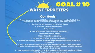 WA INTERPRETERS goal explained A Dual system for everyone without restrictions or monopolies