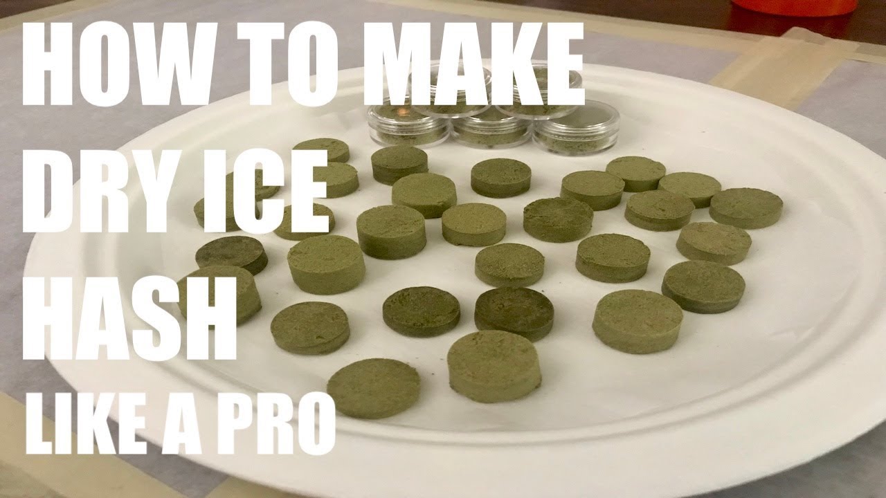 How To make Hash with Dry Ice, How To use a Pollen Press / Kief Press - How to use a Titan Owl Press