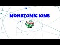 Understanding Monatomic Ions