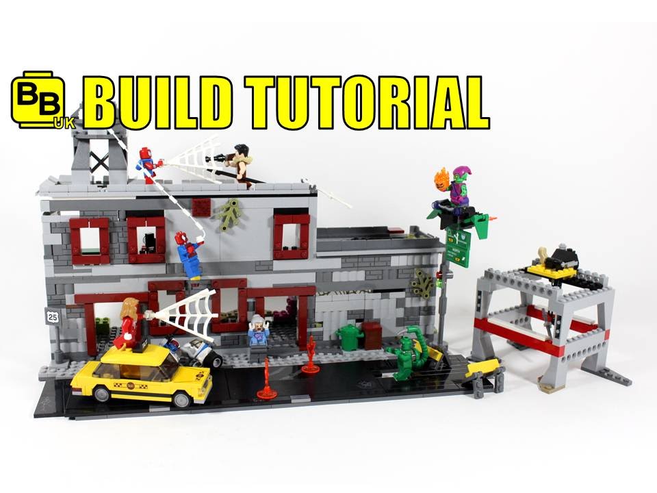 lego spiderman bridge