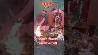 🙏🏻✨ত্রিনয়নী শীতলা মা সনাতনী গুণময়ী/শীতলা মায়ের সুন্দর একখানা গান#শীতলা#মা#শর্টস#sitalapuja#shorts