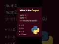 10 Second Python Quiz || 20 day challenge || day 3