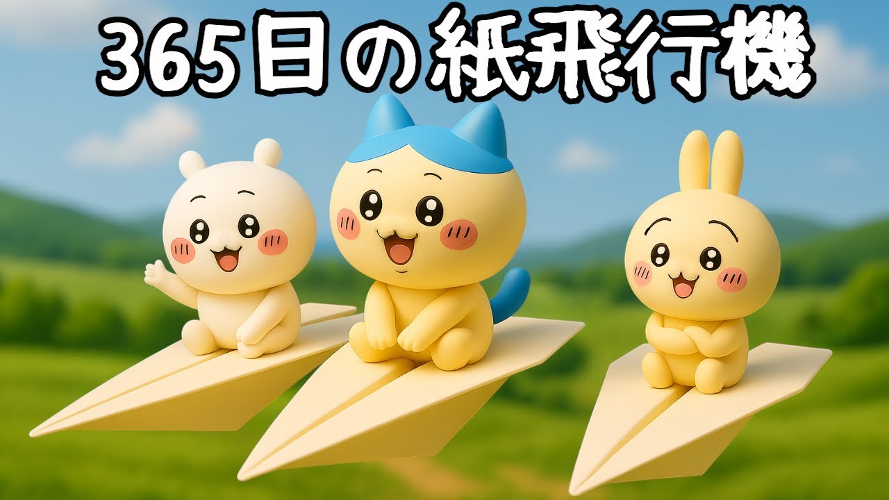 【ちいかわ】ハチワレ／365日の紙飛行機