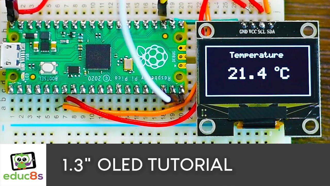 Raspberry Pi Pico OLED SSH1106 Display Tutorial Using Arduino YouTube