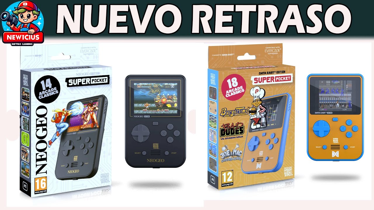 ¡Mala noticia retro! Super Pocket de Neo Geo y Data East retrasadas # ...