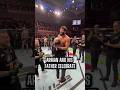 Arman Tsarukyan Celebrates With His Father After His Victory At UFCQatar Sayatus 