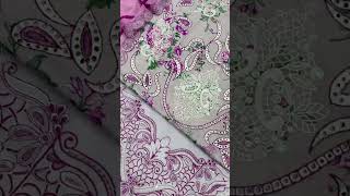 Nureh lawn 3pc articles fully emb Chikenkari with heavy patches#nureh#summer#embroidery#lawn#best