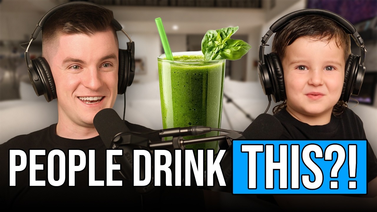 4-Year-Old Tries GRASS JUICE...