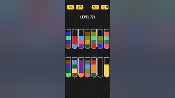 Water Sort Puzzle Level 721 Walkthrough Solution Android/iOS 💦
