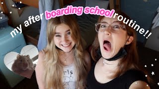 My after BOARDING SCHOOL routine!! | Ella Katherine