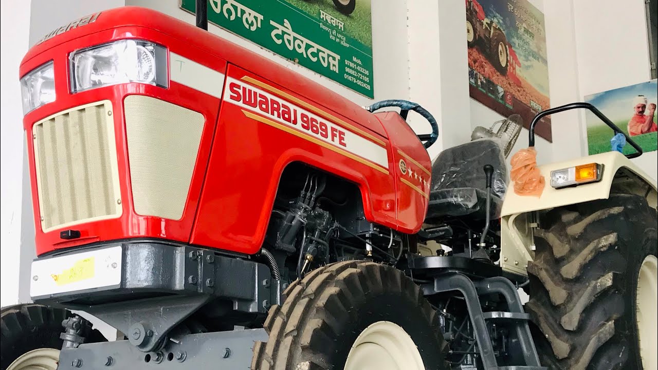 Swaraj 969 FE Tractor 65 HP New Launch 2021 Swaraj Tractor YouTube