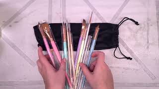 Are These Adorable Nicpro Aesthetic Pastel Brushes Any Good?  I Try Them So You Dont Have To!