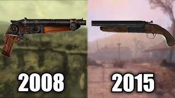 Fallout 3 vs Fallout New Vegas vs Fallout 4 | Sawed-off shotgun Comparison