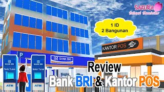 Review Bank BRI & Kantor POS ( Sakura School Simulator )