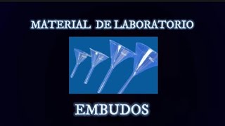 Material De Laboratorio Embudos.