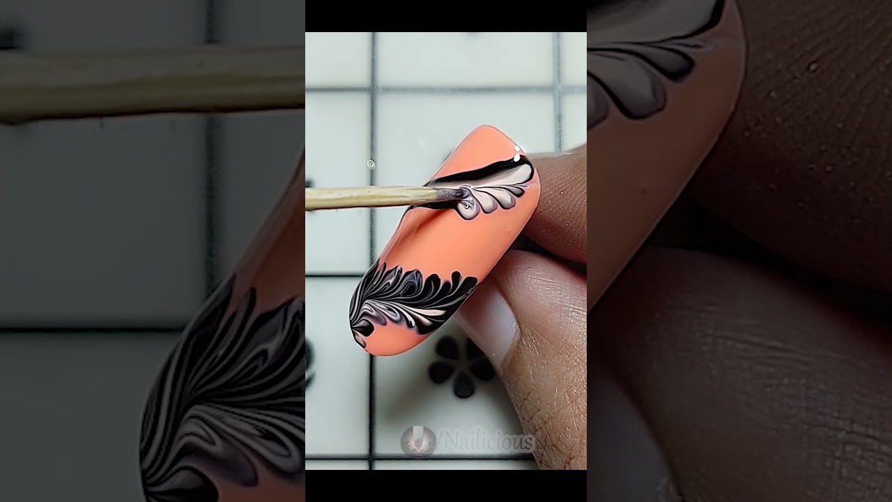 Satisfying Nail Art design  