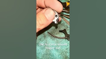 Polishing up the firing to get that light and smooth trigger pull #gunculture #gunrights #1911 #edc