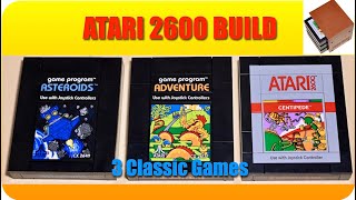 Lego SpeedBuild Atari 2600 **3 Games - Adventure, Asteroids, Centipede** and Storage Box