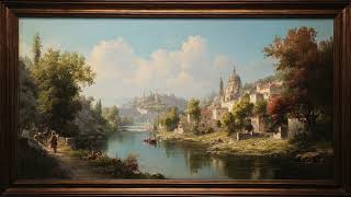 2 Hours Luxury TV Art Screensaver in 4K | Framed Classical European Landscape Wall Art for Smart TV screenshot 3