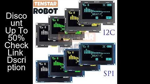 2.4" 2.42 Inch 128x64 OLED LCD Display Module SSD1309 12864 4 Pin IIC I2C SPI Serial Interface