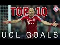 Ribéry Robben Makaay Top 10 Champions League Goals FC Bayern 