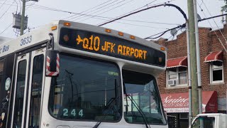 Orion VII Original Q10 Bus To JFK Airport At 115 Avenue/Lefferts Blvd