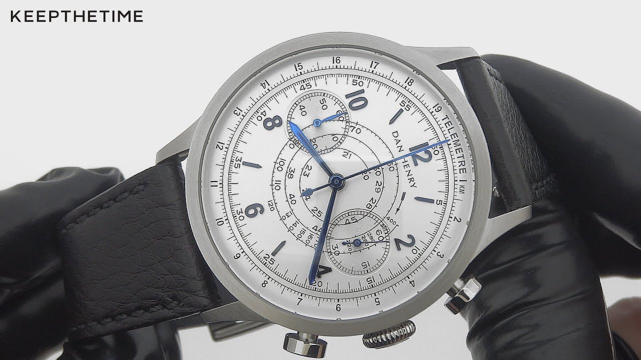 Dan Henry 1939 Chronograph every mm up close hands-on | ASMR Watch
