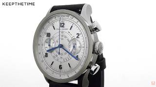 Dan Henry 1939 Chronograph | ASMR Watch Review [Eng Sub]