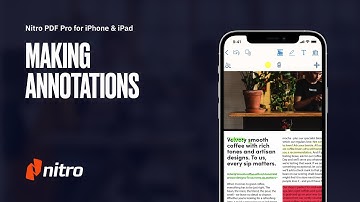 Nitro PDF Pro for iPhone & iPad: Making Annotations