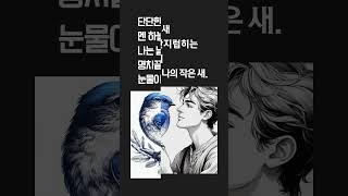 작은 새 | 뷰키의 시와 시그림|사랑과 상실의 두려움#Poetry Canvas Beaukey:&#39;A Little Bird&#39;Love&amp;The Fear of Loss