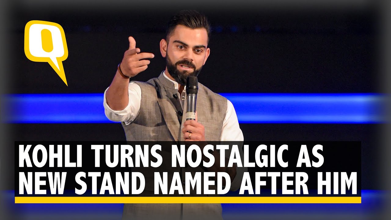 'Nervous' Virat Kohli Speaks After Stand at Arun Jaitley Stadium Named After Him | The Quint