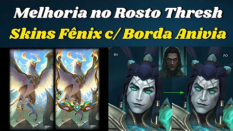 Como virar humano na skin do Thresh?