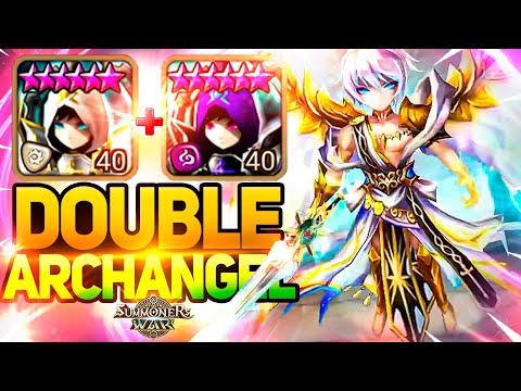 UNBREAKABLE ARCHANGELS (Fermion+Artamiel) in ONE TEAM - Summoners War