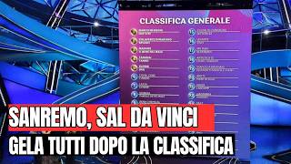 Sanremo 2026, Sal Da Vinci's comment on the rankings: the chill descends.